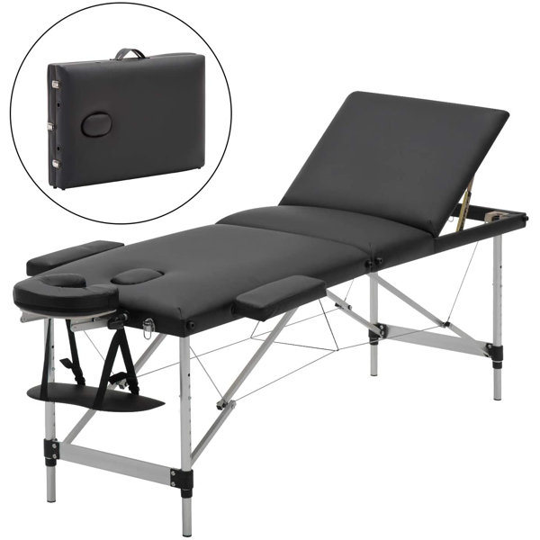 Inbox Zero Portable Massage Table, Lightweight Couch Bed, Folding